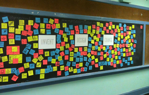 Wall of Post-Its